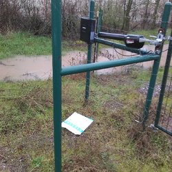 Ups - Everytime I get a package the ups driver refuses to go down the dirt road to my house and instead throws my package over the neighbors gate.