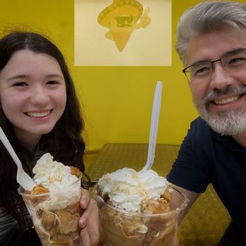 Danny's Mexican Ice Cream - Churro Sundaes with caramel and dulce de leche, coconut, and queso flavors. - Ice Cream & Frozen Yogurt Near Me - Avon, Indiana Danny's Mexican Ice Cream - Churro Sundaes with caramel and dulce de leche, coconut, and queso flavors. - Ice Cream & Frozen Yogurt Near Me - Avon, Indiana