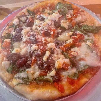 The Pizza Kitchen - 8" THE BIG GREEK pizza - Pizza Near Me - Knoxville, Tennessee