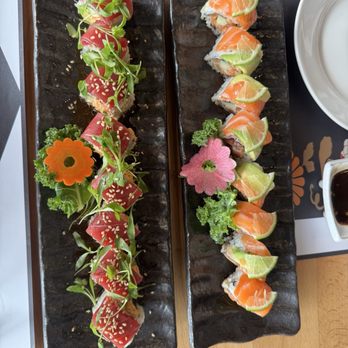 Cavi Sushi - Salmon Lime Roll *  Red Vine Roll * - Sushi Bars Near Me - Glendale, California