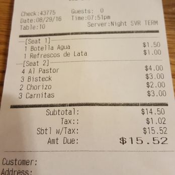 Mexico Restaurant - 12 tacos and 2 drinks for $15.52...can't beat that! - Mexican Near Me - Passaic, New Jersey