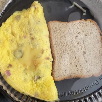 Reveille Coffeehouse Cafe - Pig Out omelette and gluten free bread.  Love these sturdy containers for delivery. - Breakfast & Brunch Near Me - Alpharetta, Georgia