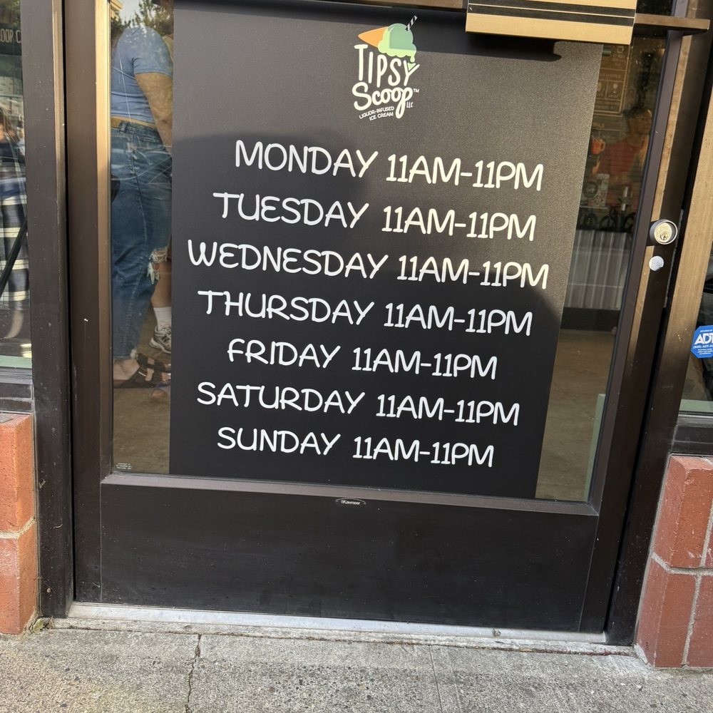 Tipsy Scoop - Hours - Ice Cream & Frozen Yogurt Near Me - Portland, Oregon Tipsy Scoop - Hours - Ice Cream & Frozen Yogurt Near Me - Portland, Oregon