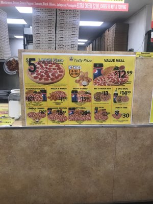 Menu photo 4 Tasty Pizza San Diego, CA Menu photo 4 Tasty Pizza San Diego, CA