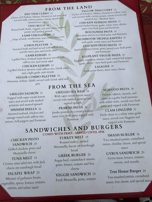Menu photo 1 Tree House Cafe Carmel, CA Menu photo 1 Tree House Cafe Carmel, CA