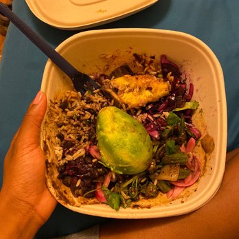 Risbo - The Healthy One Rice, black beans, avocado, Jalapeños, Red Cabbage, Mesclun/Arugula (Not much of salad) - French Near Me - Brooklyn, New York Risbo - The Healthy One Rice, black beans, avocado, Jalapeños, Red Cabbage, Mesclun/Arugula (Not much of salad) - French Near Me - Brooklyn, New York