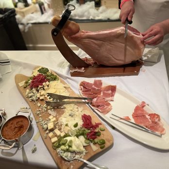 Edera Italian Eatery - Charcuterie board with freshly sliced prosciutto - Desserts Near Me - St Louis, Missouri
