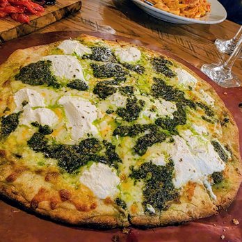 Bacco Centro - GF pizza with pesto - Pizza Near Me - Richboro, Pennsylvania Bacco Centro - GF pizza with pesto - Pizza Near Me - Richboro, Pennsylvania