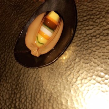 Benu - Mussels stuffed with vegetables and glass noodles - Asian Fusion Near Me - San Francisco, California Benu - Mussels stuffed with vegetables and glass noodles - Asian Fusion Near Me - San Francisco, California