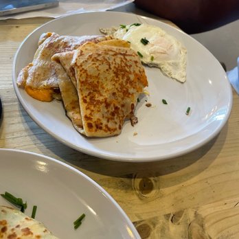 Cinnamon Tree Cafe - Bland crape with egg, sausage, and cheese. - Creperies Near Me - Port Orange, Florida