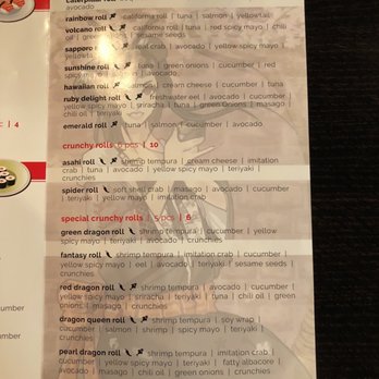 Sashimi Express - Menu items - Sushi Bars Near Me - Clovis, California