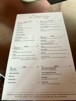 Menu photo 8 The Cabana Club Minneapolis, MN Menu photo 8 The Cabana Club Minneapolis, MN