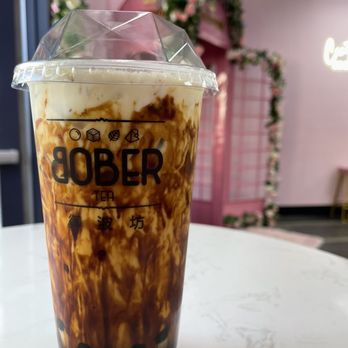 Bober Tea & Coffee - Signature Brown Sugar Milk Tea - Coffee & Tea Near Me - Walnut Creek, California