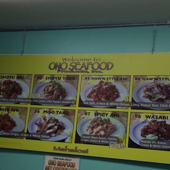 Ono Seafood - Menu - Seafood Near Me - Honolulu, Hawaii Ono Seafood - Menu - Seafood Near Me - Honolulu, Hawaii