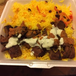 Afghan Flavour - Lamb kebab with sauces