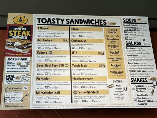 Menu photo 2 Potbelly Sandwich Shop Renton, WA Menu photo 2 Potbelly Sandwich Shop Renton, WA