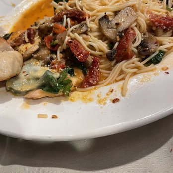 Carollo's - Chicken Valdostano( I ate half and this was left over to go home) Big portions! - Pizza Near Me - Pennsauken, New Jersey