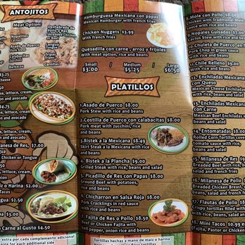 Taqueria El Naranjito - New Menu - Tex-Mex Near Me - Houston, Texas