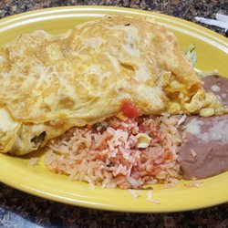 5 De Mayo Mexican Grill - Steak omelette!  Wow