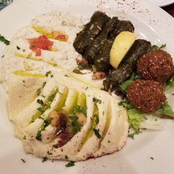 Sayad Mediterranean Kitchen - Cold appetizer plate - Mediterranean Near Me - Houston, Texas