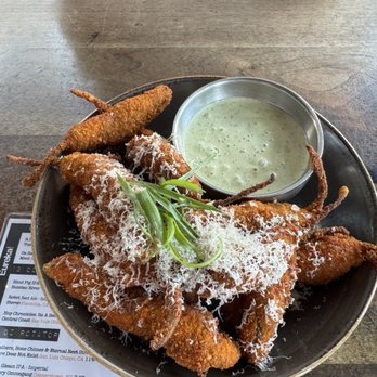 Eureka! - Dorito crusted shishito peppers - American Near Me - San Luis Obispo, California