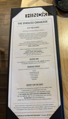 Menu photo 1 Hinoki Frisco, TX