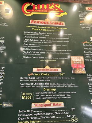 Menu photo 7 Chip's Old Fashioned Hamburgers Plano, TX
