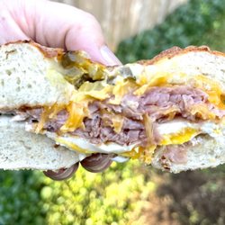 Deke's Bagels - Chili Rellena