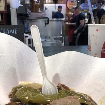 Dinics Pork & Beef - Beef with pepper - Sandwiches Near Me - Philadelphia, Pennsylvania Dinics Pork & Beef - Beef with pepper - Sandwiches Near Me - Philadelphia, Pennsylvania