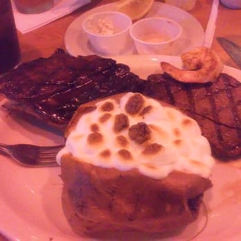 Texas Roadhouse - Steak & ribs with loaded sweet potato - American Near Me - Manhattan, Kansas Texas Roadhouse - Steak & ribs with loaded sweet potato - American Near Me - Manhattan, Kansas