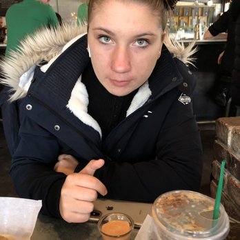 Spritzenhaus 33 - Laura eating trouffle fries - German Near Me - Brooklyn, New York Spritzenhaus 33 - Laura eating trouffle fries - German Near Me - Brooklyn, New York