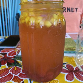 Southern Kitchen - Southern Kitchen's Strawberry Lemonade mixed w/ Southern Kitchen's Mango Lemonade - Southern Near Me - Tacoma, Washington
