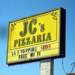 JC's Pizzaria - Sign
