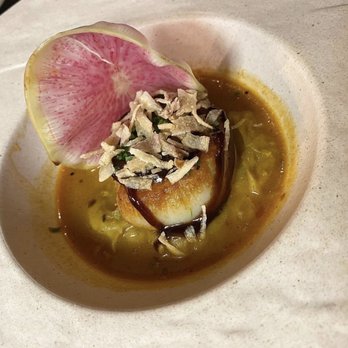 Seven Reasons - Hokkaido scallop with red curry - Latin American Near Me - Washington, DC, District of Columbia