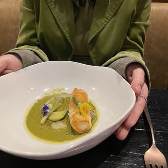 Stubborn Seed - POTATO WRAPPED HALIBUT - New American Near Me - Miami Beach, Florida Stubborn Seed - POTATO WRAPPED HALIBUT - New American Near Me - Miami Beach, Florida