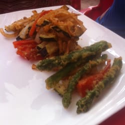 El Rinconcillo - Tempura de verduras en un ina playa urbana en tabaiba, tenerife