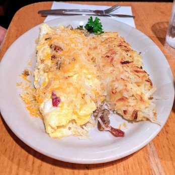 Jim's Restaurants - Texas Omelet with hash browns. - Diners Near Me - San Antonio, Texas Jim's Restaurants - Texas Omelet with hash browns. - Diners Near Me - San Antonio, Texas