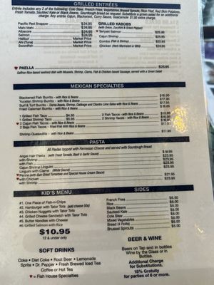 Menu photo 5 Solana Beach Fish House Solana Beach, CA