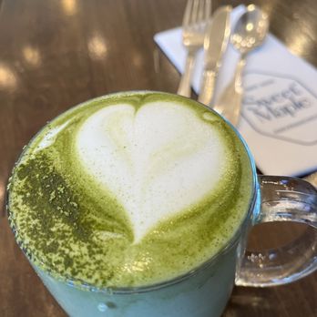 Sweet Maple - Matcha Green Tea Latte... warm hug in a cup - American Near Me - San Francisco, California