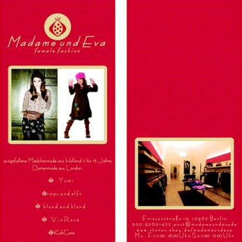 Madame und Eva - Women's Clothing Near Me - Berlin, BE Madame und Eva - Women's Clothing Near Me - Berlin, BE