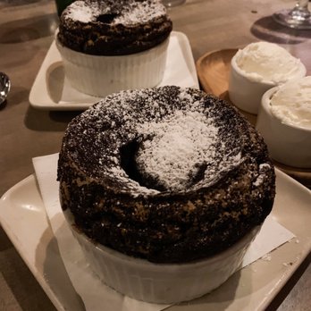 Five Crowns - Dark chocolate soufflé - Steakhouses Near Me - Corona del Mar, California Five Crowns - Dark chocolate soufflé - Steakhouses Near Me - Corona del Mar, California