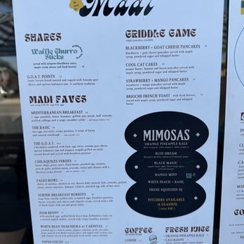 Madi - Breakfast & Brunch Near Me - San Diego, California