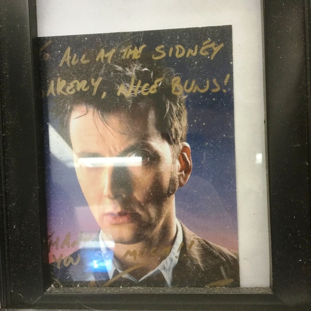 Sidney Bakery - David Tennant came to visit! - Bakeries Near Me - Sidney, British Columbia
