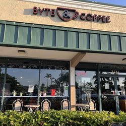 Front of the cafe