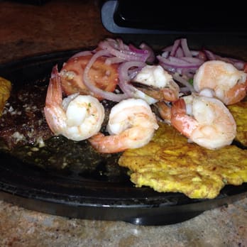 Noches de Colombia - Churrasco, shrimp & tostones. - Colombian Near Me - Fairview, New Jersey Noches de Colombia - Churrasco, shrimp & tostones. - Colombian Near Me - Fairview, New Jersey
