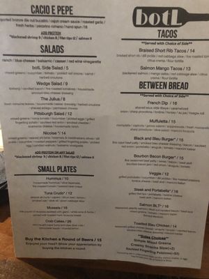 Menu photo 4 botL New Kensington, PA Menu photo 4 botL New Kensington, PA