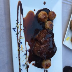 Nero Balsamico - Second Course - Filet Mignon with Balsamic Vinegar sauce & pearl onions