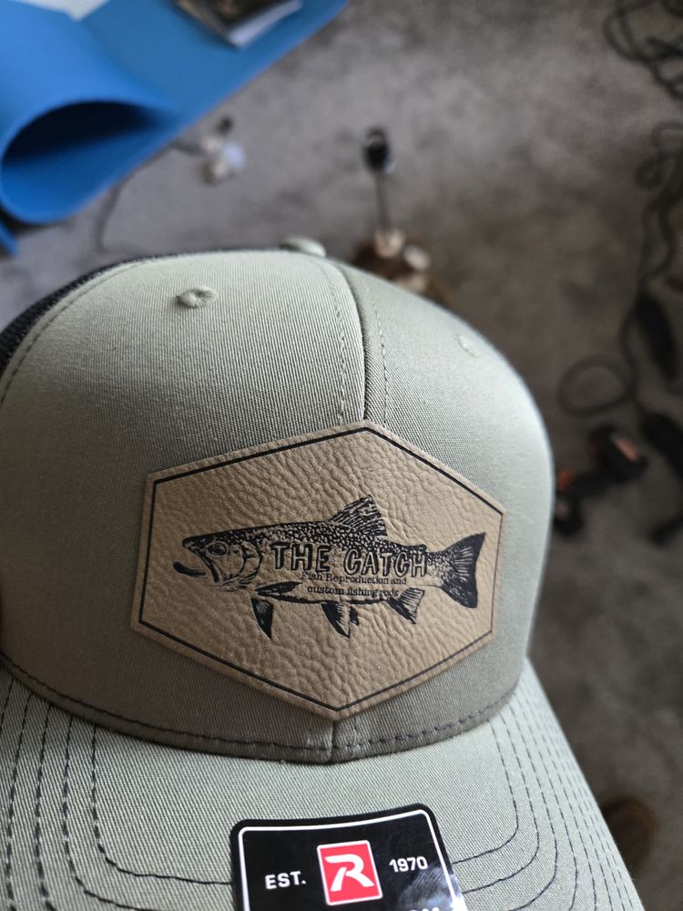 The Catch Reproduction Fish Taxidermy Logo