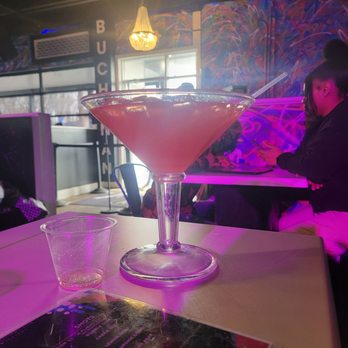 Willie B's Kitchen & Lounge - Mega cocktail. This was the strawberry lemon drop   It was too sweet - Lounges Near Me - Nashville, Tennessee