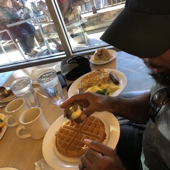 Red Rock Cafe - "Melt in your mouth" Belgian waffle - Breakfast & Brunch Near Me - Sedona, Arizona